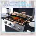 thumbnail image 3 of Decksplore 4 Burner Propane Gas Grill 34000 BTU Stainless Steel BBQ Grill with Lid & Shelves, 3 of 10