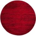 thumbnail image 1 of Safavieh Adirondack Tapis Rond 6 Pieds Tissé à la Machine en Rouge et Noir, 1 of 3