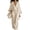 Beige, variant on Women's 3 Piece Set Open Front Long Sleeve Duster Coat Cardigans V Neck Tops Drawstring Elastic Waist Long Pants Casual Summer Beach Sets Beige L