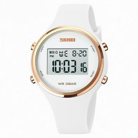 Women LED Display Elecreonic Watch Fashion Chrono Alarm Digital Clock Woman Outdoor Sport Wirstwatch