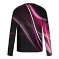 thumbnail image 5 of Lilgiuy Men Casual Round Neck Short Sleeve Pullover Line 3D Printed T-Shirt Blouse Basic Large Tall, 5 of 5