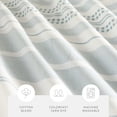 thumbnail image 3 of Cotton Blend Placement Stripe Shower Curtain, 3 of 6