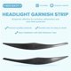 thumbnail image 4 of For BMW 3-Series E90 E91 320I 330I 2005-2012 Front Headlight Cover Garnish Strip Eyebrow Cover Trim, 4 of 5