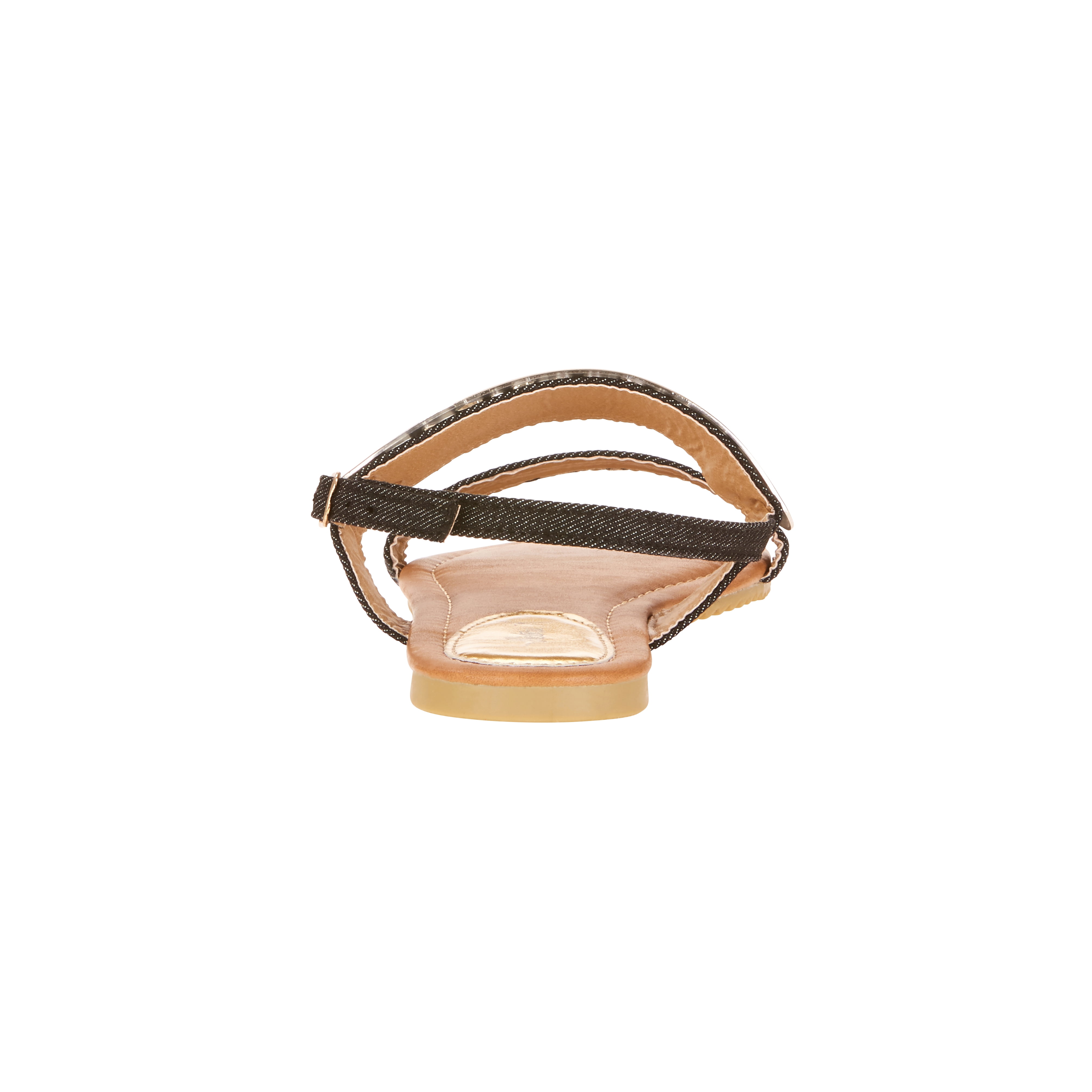 Victoria K Women's Gold Cuff Fashion Sandals
