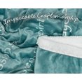 thumbnail image 7 of Premium Sympathy Warm Hugs Gift Throw Blanket - Sympathy Cancer Chemo Survivor Get Well Caring Gifts - Comfort Gift Blanket for Love Support Strength - Women Men Friend Grandpa - Turquoise Turquoise, 7 of 7