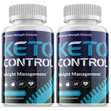 (2 Pack) Keto Control - Keto Weight Loss Formula - Energy & Focus Boosting Dietary Supplements for Weight Management & Metabolism - Advanced Fat Burn Raspberry Ketones Pills - 120 Capsules