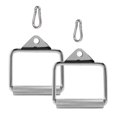 thumbnail image 2 of Accesorio para tirar hacia abajo LAT, agarre cómodo, mango en D de acero multifuncional con mosquetón para entrenar entrenamiento de fuerza, 2 of 8
