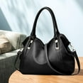 thumbnail image 1 of Bolso de mano para mujer, bandolera, bolsos Hobo a la moda, bolso para las axilas, bolso de hombro para mujer, mamá, regalos del Día de San Valentín, Negro, 1 of 8