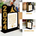 thumbnail image 5 of Graduation Party Table Centerpiece Senior Year Party Table Decor 2024 Grad Party Wood Sign, 5 of 5