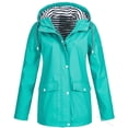 thumbnail image 1 of Women’s Waterproof, Softshell Rain Jacket, Outdoor, Breathable, Packable, Transition, Lightweight Jacket with Hood for Spring, Autumn, Hiking, Trekking, Cycling, 1 of 5