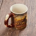 thumbnail image 3 of Sculpted Mug Golden Retreat - Cabin 16 oz., 3 of 3