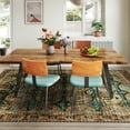 thumbnail image 3 of ASPILLOW Machine Washable Area Rug 5x7 Soft Anti-slip Carpet Vintage Inspired Distressed Low Pile for Living Room Dining Room Bedroom Den, 3 of 11