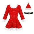 thumbnail image 4 of GDREDA Robe de Fête d'Année de Performance sur Scène de Noël Lapin Fille Vêtements pour Femmes Rouge,m, 4 of 4