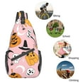 thumbnail image 6 of ZICANCN Crossbody Sling Bag for Men Women - Pumpkin Cat Pattern Casual Shoulder Backpacks for Travel Sport Climbing Runners Daypack, 6 of 9