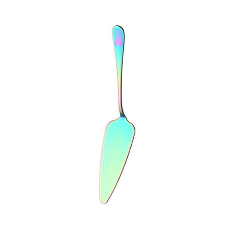 

2PCS Stainless Steel Cake Server Toothed Pizza Cheese Spatula Dessert Pie Pastry Butter Divider Scraper