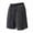 #01 Black 【Mix, Match & Rotate: Stock Up on Daily Colors】, variant on Men's Casual Loose Fit Drawstring Straight Leg Pants, Trousers, Quarter Pants, Polyester Soft Washed Fabric, Elastic Waist, Lightweight Breathable, Summer Daily Wear, Beach