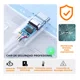 thumbnail image 2 of Cable Tipo C Carga Rápida (3pcs) Cable Datos Tipo C A C 1m 2.4a U-volt Color Blanco, 2 of 7