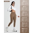 thumbnail image 7 of baleaf Women's Fleece Lined Leggings Thermal Tights Brown XL, 7 of 7