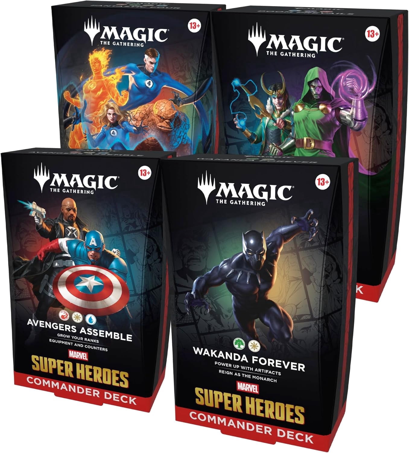 Magic: The Gathering Starter Commander Deck Bundle – All 5 decks