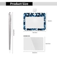 thumbnail image 3 of Naloa Ice Blue Heart Card Badge Holder Work Badge Sleeve for Office, School, Factory, ID Credit Cards, Driver Licenses and Passes, 3 of 7