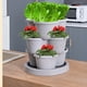 thumbnail image 5 of Macetas Apilables de Jardinería Vertical, para Fresas, Flores, Verduras, Macetas Tridimensionales (5 Piezas) Verde, 5 of 5