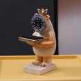 thumbnail image 1 of Trendy Watch Display Stand, Electroplating Cartoon Bear, Animal Resin Ornaments, Jewelry Storage Rack, Watch Holder Figure Stand, 1 of 5