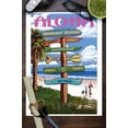 thumbnail image 3 of Hawaiian Islands, Destination Signpost (9x12 Wall Art Print, Home Decor), 3 of 3