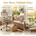 thumbnail image 6 of REGALWOVEN Floral Throw Pillow Covers Pack of 2, Flower Plant Farmhouse Decor Cushion Cover for Home Flower-2 12" x 20", 6 of 7