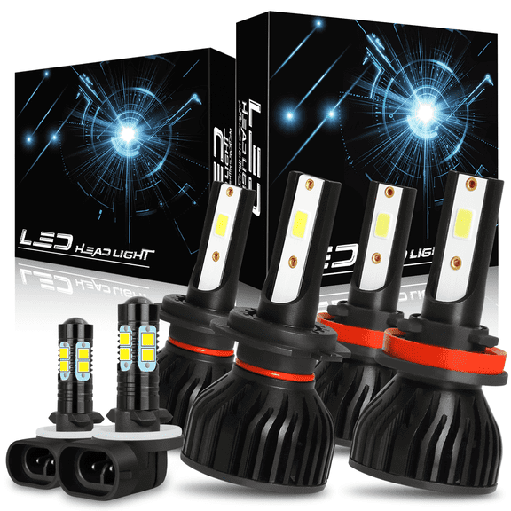 For Hyundai Elantra 2014 2015 2016 H7 H11 LED Headlight High Low Beam 881 Fog Light Bulbs Kit 6x