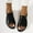 Black, variant on Fnooota Sandals for Women 2027, Summer Platform Ankle Strap Holiday Comfort Sandals Black Size 7