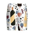 thumbnail image 5 of Naloa Wine Bottles Glasses Men's Short Pajama Pants, Lounge Comfort Shorts with Elasticized Waistband and Side Pockets - 4X-Large, 5 of 9
