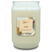 Mainstays Vanilla Scented Single Wick Candle, 20 oz.