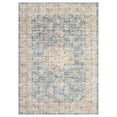 thumbnail image 2 of Aoile Vintage Area Rug 5x7, Washable Rug Low Pile Non-slip Floral Distressed Mat for Living Room Bedroom Dining Room Home Decor, Blue, 2 of 8