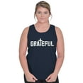 thumbnail image 3 of Grateful Thankful Christian Jesus Plus Size Graphic Tank Top Brisco Brands 3X, 3 of 5