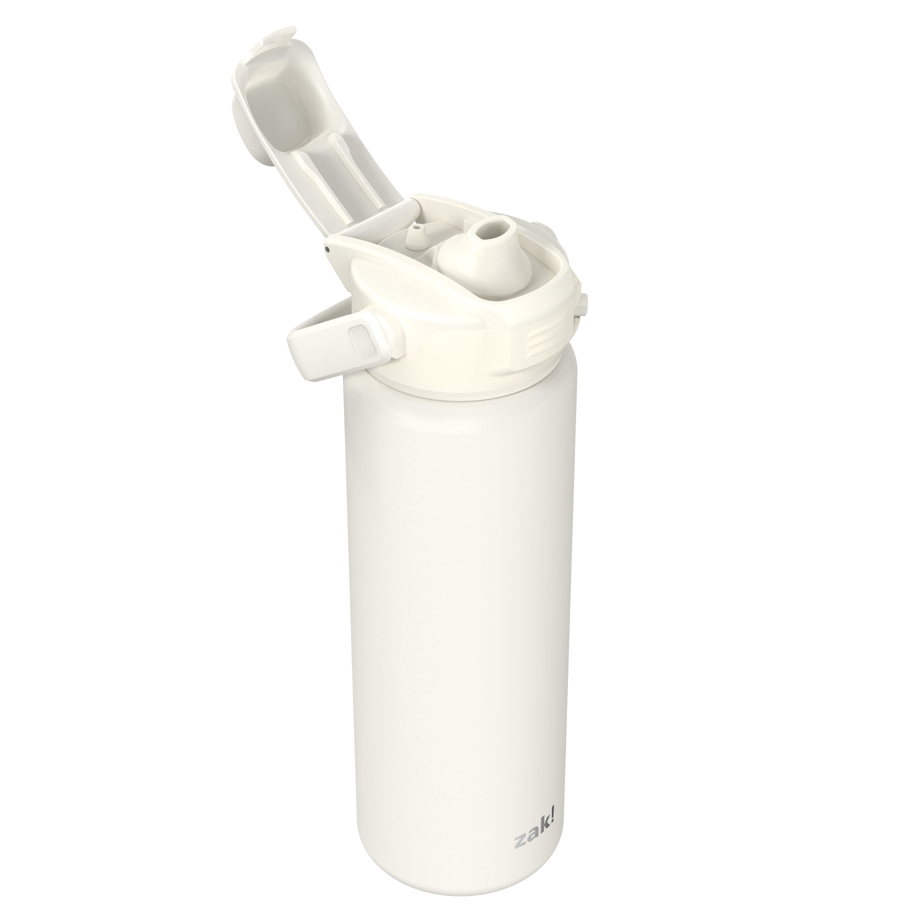 Ivory Powder Coat 24oz Stainless Steel Vacuum Beacon Bottle