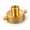 1-1/2'' NH Female x 3/4'' GHT Male, variant on Fire Hydrant Hose Adapter 2-1/2'' NST Female x 1-1/2'' NST Male Brass Fitting