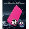 thumbnail image 2 of iPhone 14 Plus / iPhone 15 Plus Case Cover Dual  Layer Rugged / Heavy Duty / Shockproof 6.7" Pink, 2 of 5