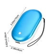 thumbnail image 2 of 2Pcs Hand Warmers Rechargeable,Electric Hand Warmer,Reusable Portable Pocket Heater USB Handwarmers,Gifts for Men,Women,Indoor,Outdoor,Hiking,Skiing,Camping,If You Love Him/Her,Warm Him/Her Up, 2 of 7