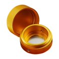 thumbnail image 1 of Almencla Billiard Chalk Holder Aluminum Alloy Small Easy to Use Screwed Cap Practical Gold, 1 of 8