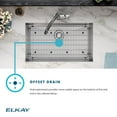 thumbnail image 6 of Elkay Efruff23417dbg Crosstown 35-7/8" Farmhouse Double Basin Stainless Steel Kitchen Sink, 6 of 7