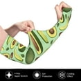 thumbnail image 3 of Gaeub Avocado With Seeds Cooling Sleeves for Men, Arm Sleeves, UV Sun Protection Sleeve to Cover with Silicone Anti-Slip, 3 of 8