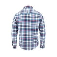 thumbnail image 2 of The American Outdoorsman Men's Long Sleeve Midweight Plaid Flannel Button Down Shirt (Red/Wht/Blue, Medium), 2 of 5