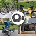 thumbnail image 5 of Bike Lock Cable 1.2mx12mm High Security 5 Digit Combination Coil Cable Lock Bicycle Cable Lock for Outdoor Bike 1.2mx12mm, 5 of 5