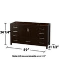 thumbnail image 4 of Wyndham Collection Wc-1414-60-Sgl-Um-Van Sheffield 59" Single Freestanding Hardwood Vanity, 4 of 4