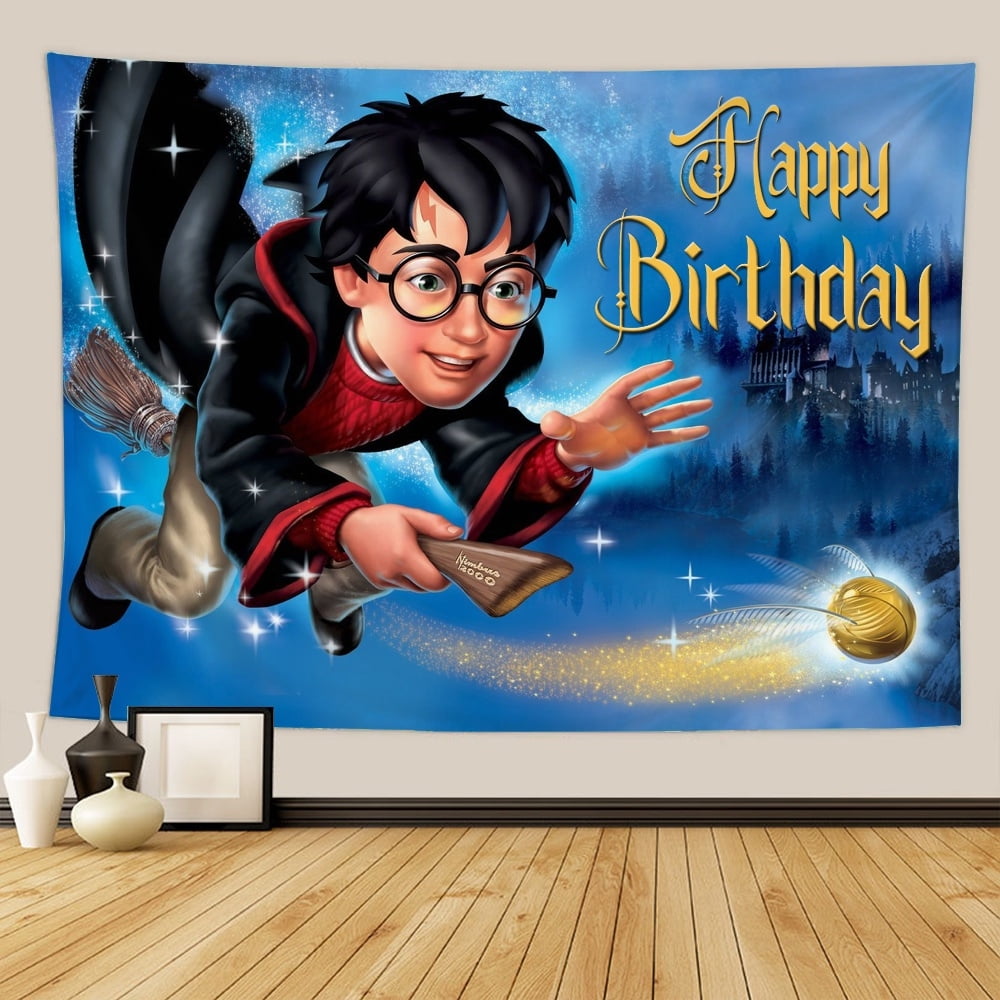 Harry Potter Happy birthday background birthday party decoration