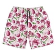 thumbnail image 5 of Goofa Lilies Flowers Printed Mens Swim Trunks Summer Quick Dry Short Beach Swimwear Bathing Suits-XX-Large, 5 of 9
