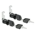 thumbnail image 1 of Cerradura de cajón de gabinete Uxcell con llaves 2 Pcs 1-1/6" (30mm) Cerradura de seguridad de cilindro de aleación de zinc para puerta de armario negra, 1 of 6