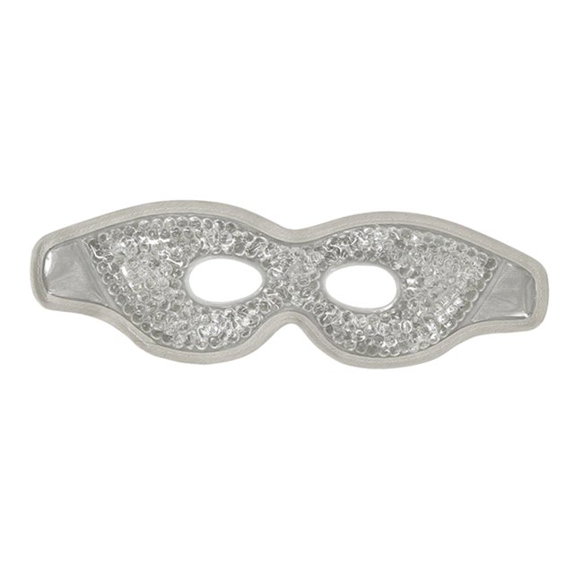Wisewang Masque pour les Yeux Rafraîchissant à Froid Masque en Gel Réutilisable Perles pour les Yeux pour Détendre Yeux Secs Sacs pour les Yeux Gris 29x9cm