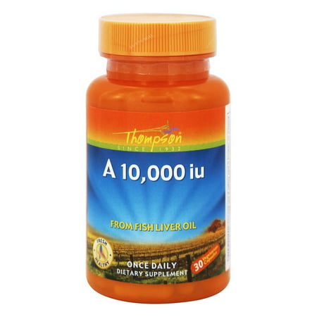 Thompson - Vitamine A 10000 UI - 30 Vegetarian Capsules