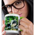 thumbnail image 2 of 3drose, Zen Garden, 11oz Two-tone Green Mug, 2 of 6